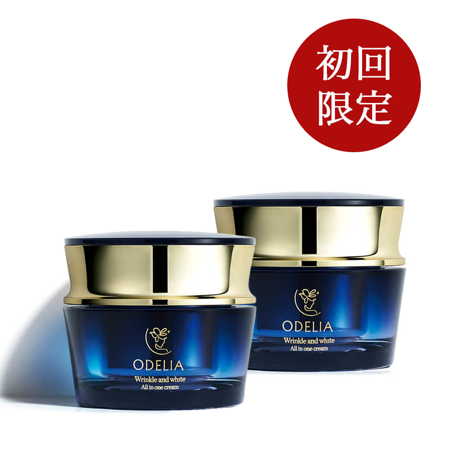 ODELIAオデリアリンクル＆ホワイトAIOクリームモイストクレンジング計４個 初回限定】ODELIA（オディリア）リンクル＆ホワイト AIOクリーム
