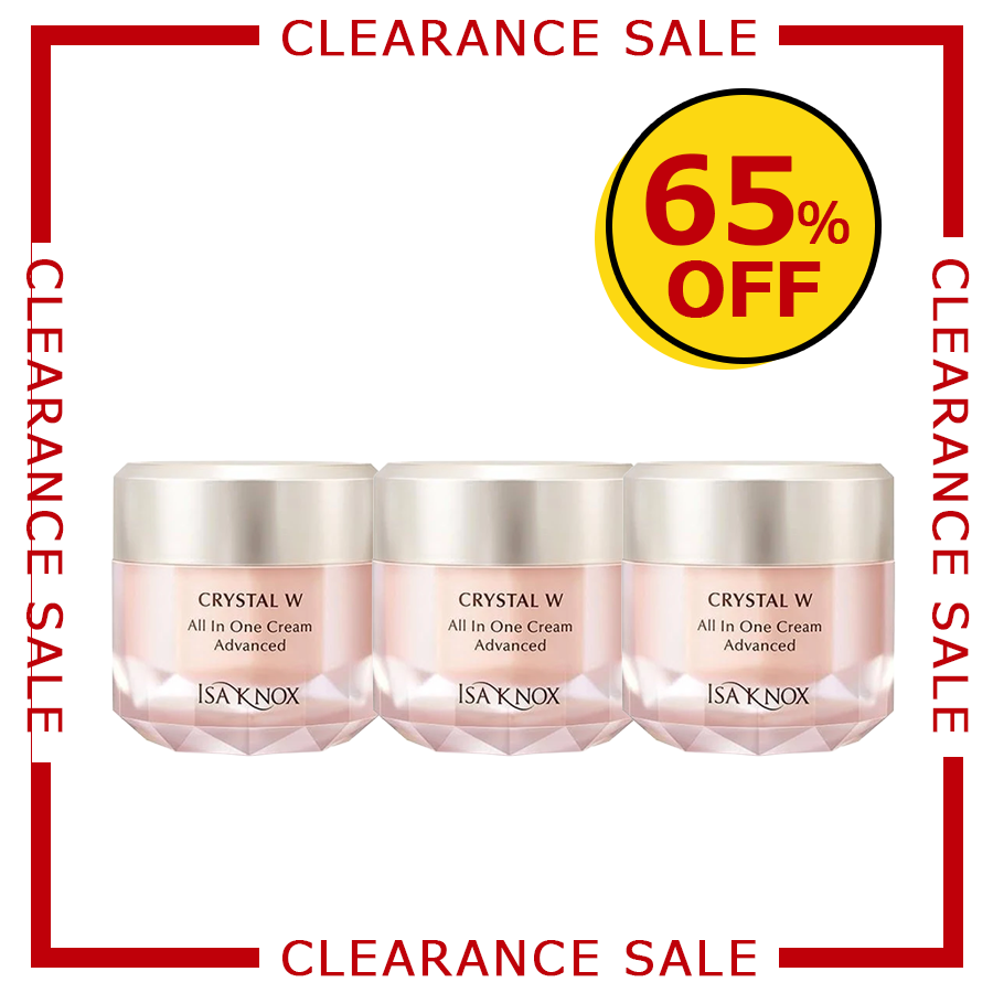 [2025クリアランス] ISAKNOX クリスタル Wオールインワンクリーム アドバンスト　3個セット