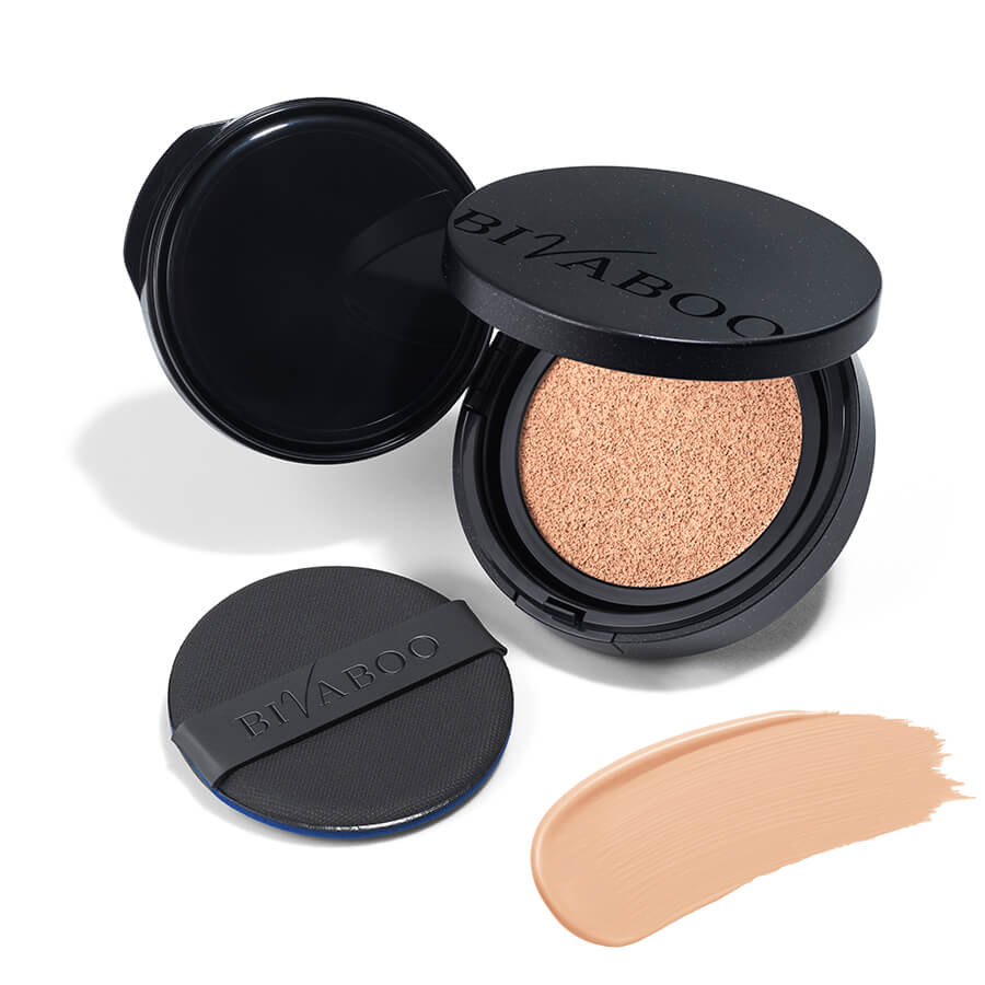 BIVABOO(ビバブー)ベルベットジュエルクッション ライト 10(ケース+リフィル)セット(ライト 10)