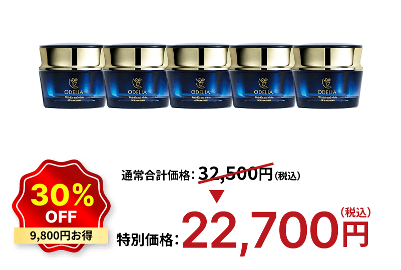 30%OFF 9,800円お得 特別価格：22,700円（税込）