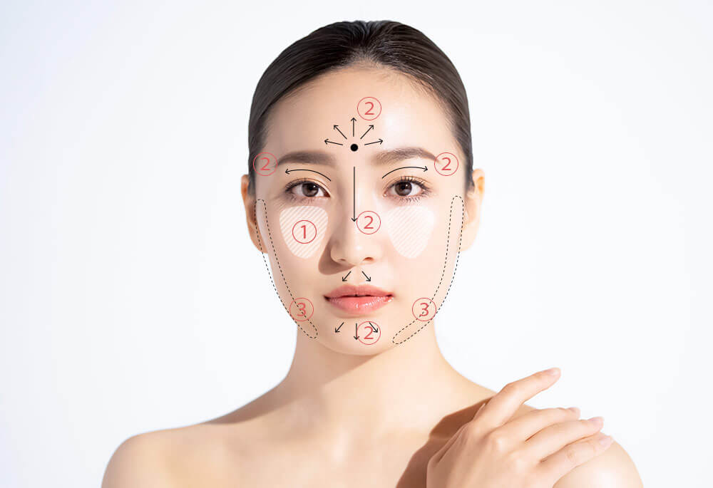 クッションファンデーション 塗り方